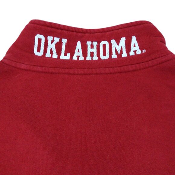 Nike University Oklahoma Henley Sweatshirt XXL Boomer Sooners Embroidered Pocket - Picture 10 of 12